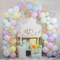 Pastel Balloons 12 Inch Pastel Rainbow Balloons 35Pcs Multicolor Colorful Macaron and Gold Confetti Balloon Set for Girls Easter Engagement Wedding Anniversary Baby Shower Birthday Party Decorations